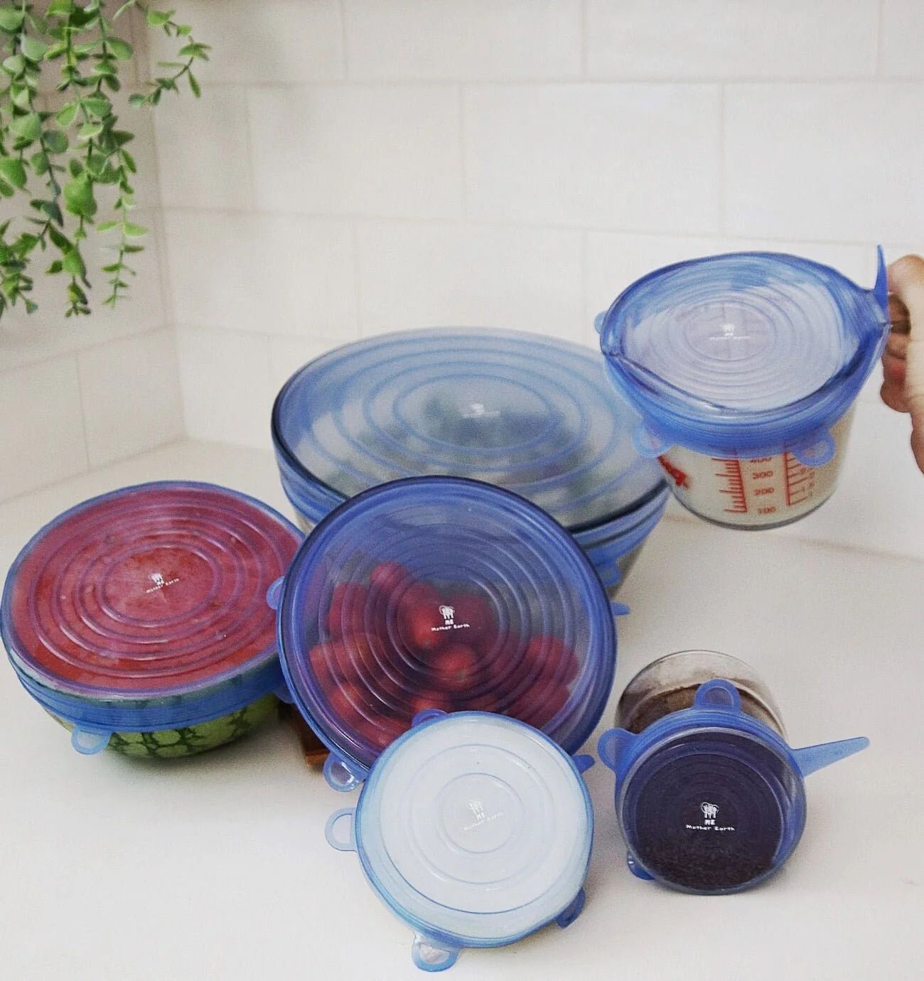 Super Stretch Silicon Lids 6pcs