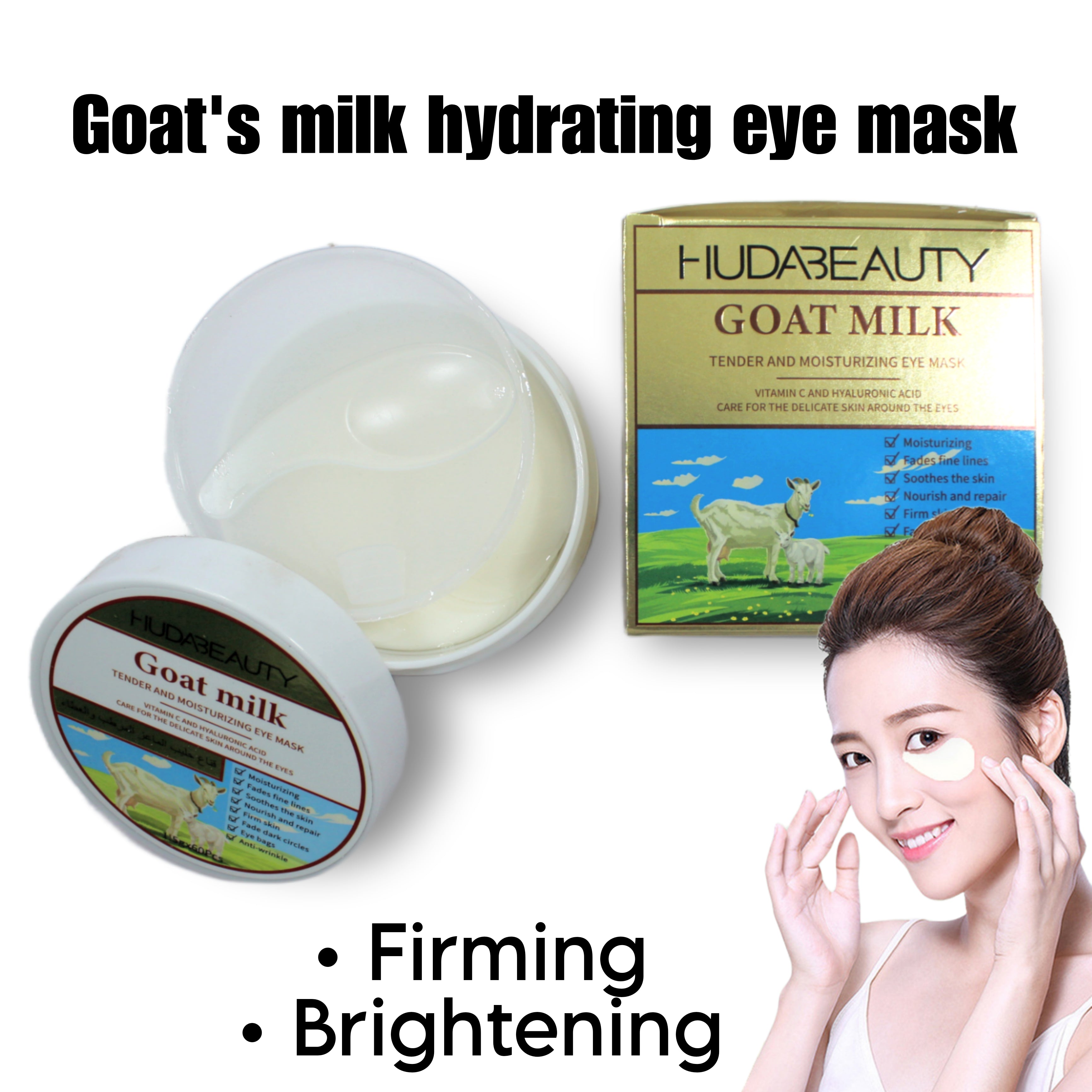 EYE MASK GOAT MILK BY HUDA BEAUTY