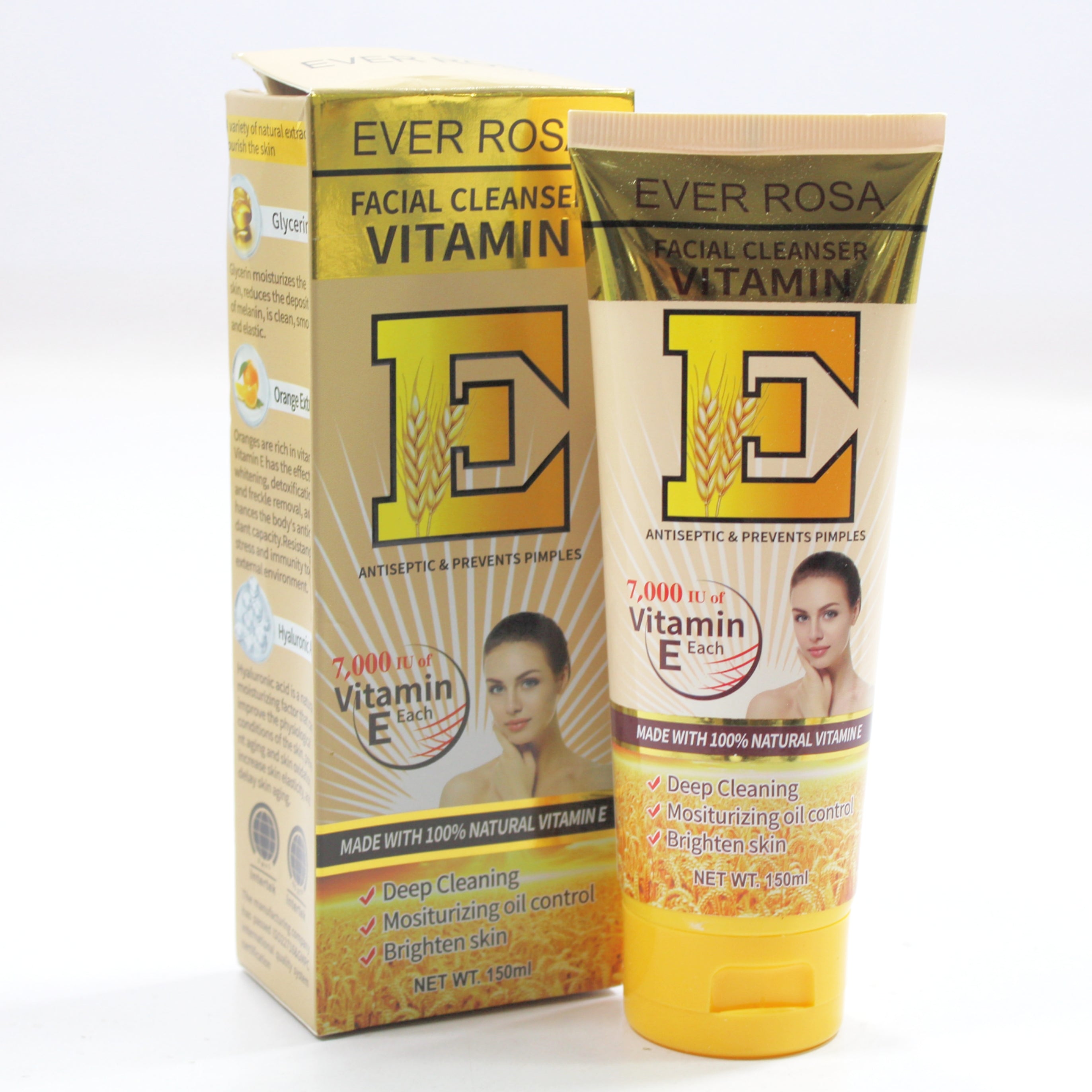 FACIAL CLEANSER VITAMIN E EVER ROSA