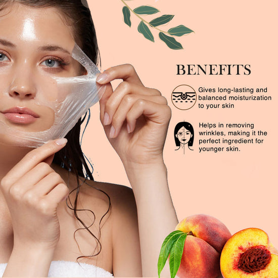 FACE MASK PEACH PW 10 PCS PACK