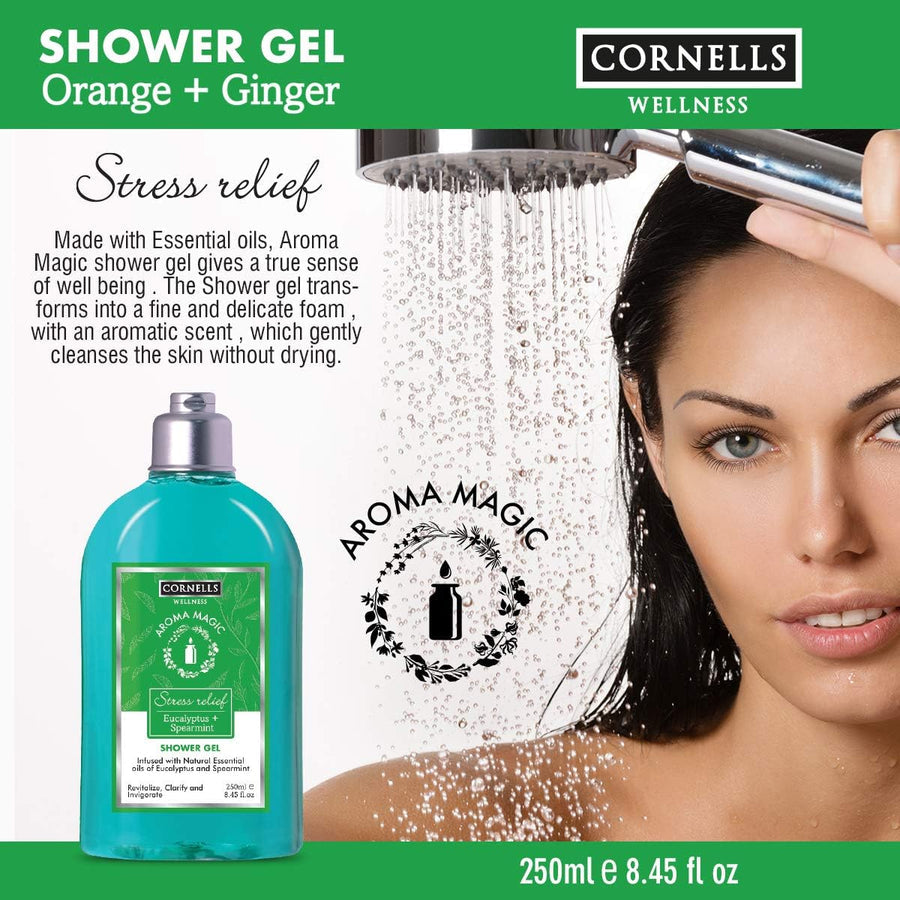 SHOWER GEL CORNELLS ORANGE+GINGER