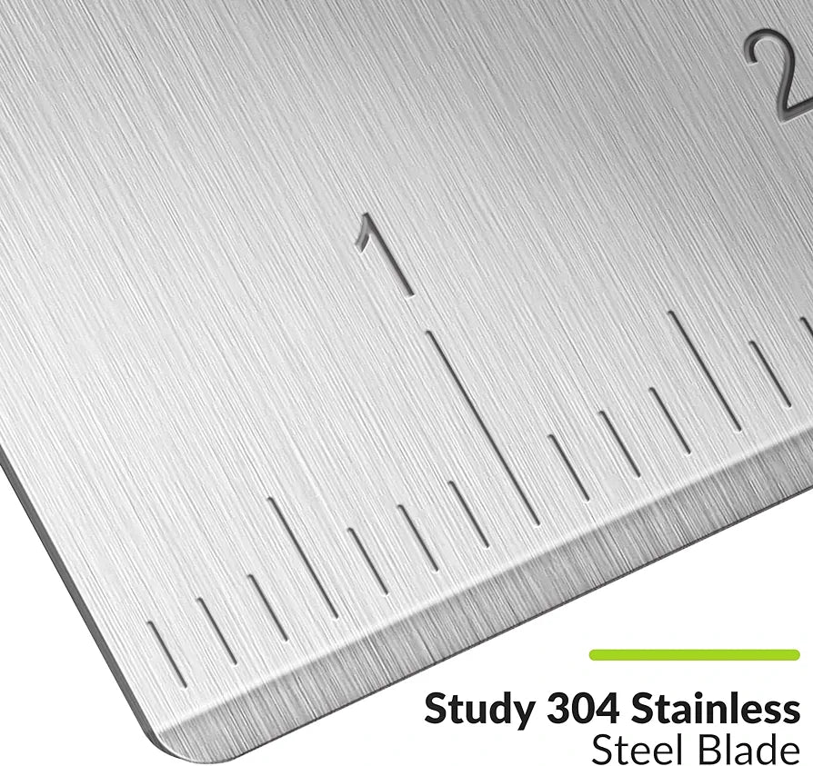 BENCH SCRAPER STAINLESS STEEL