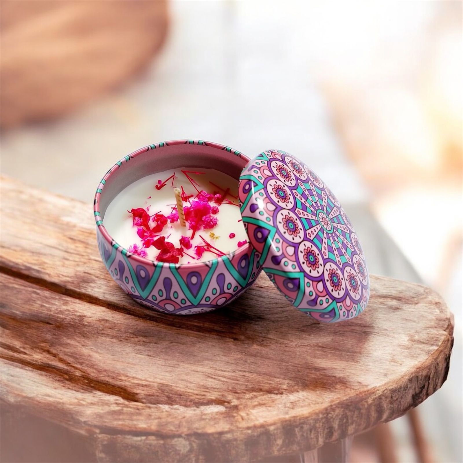 Metalic Pots Scented Candle 🕯️