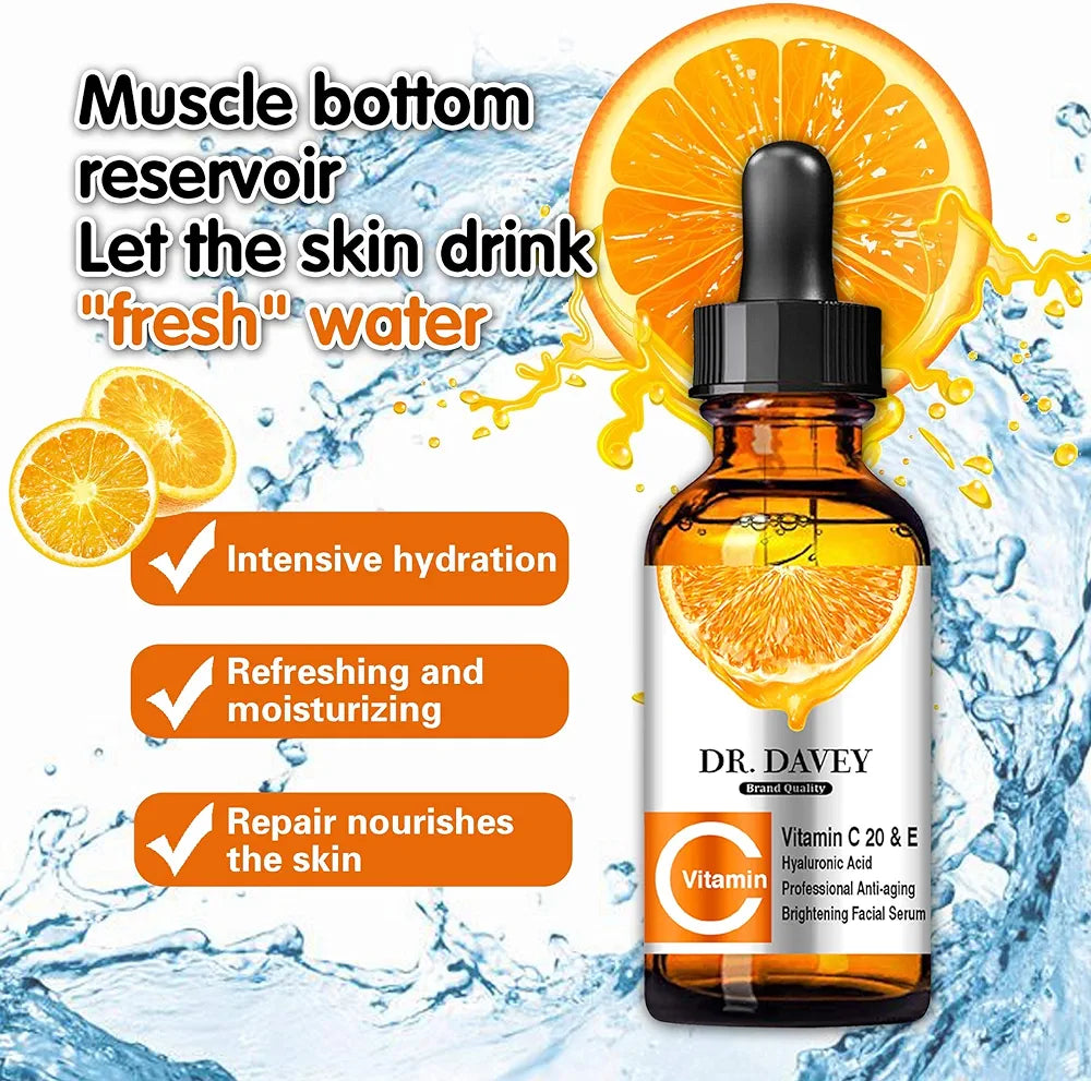 FACE SERUM VITAMIN C 20 & E BY DR.DAVEY