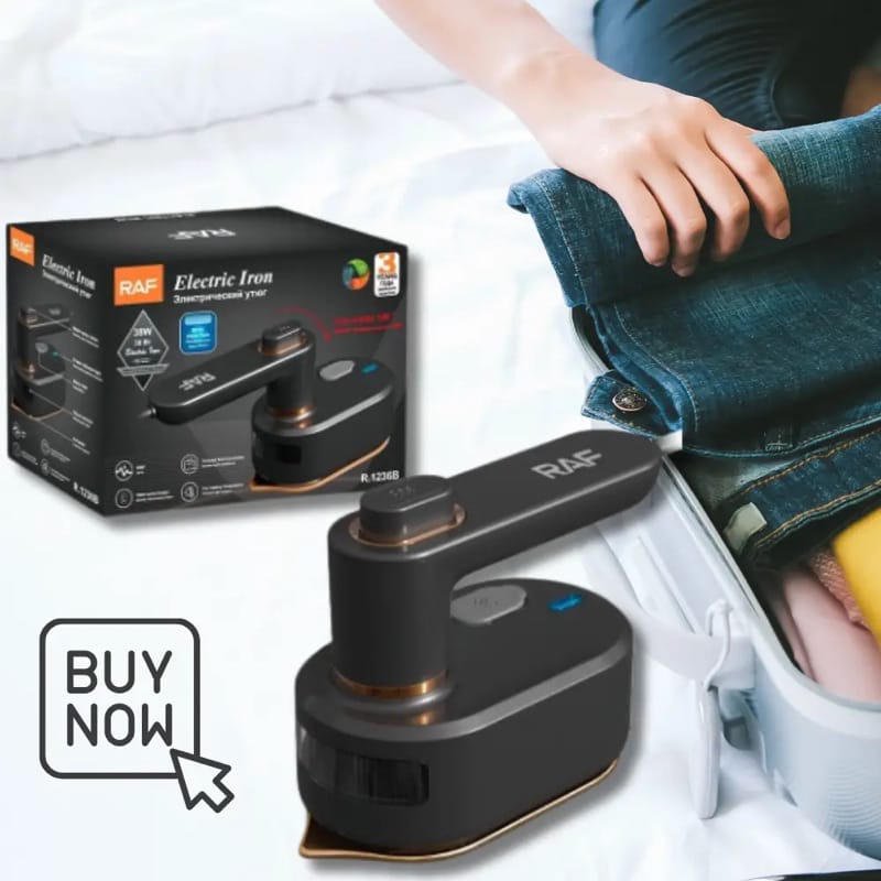 ELECTRIC STEAM IRON BY RAF