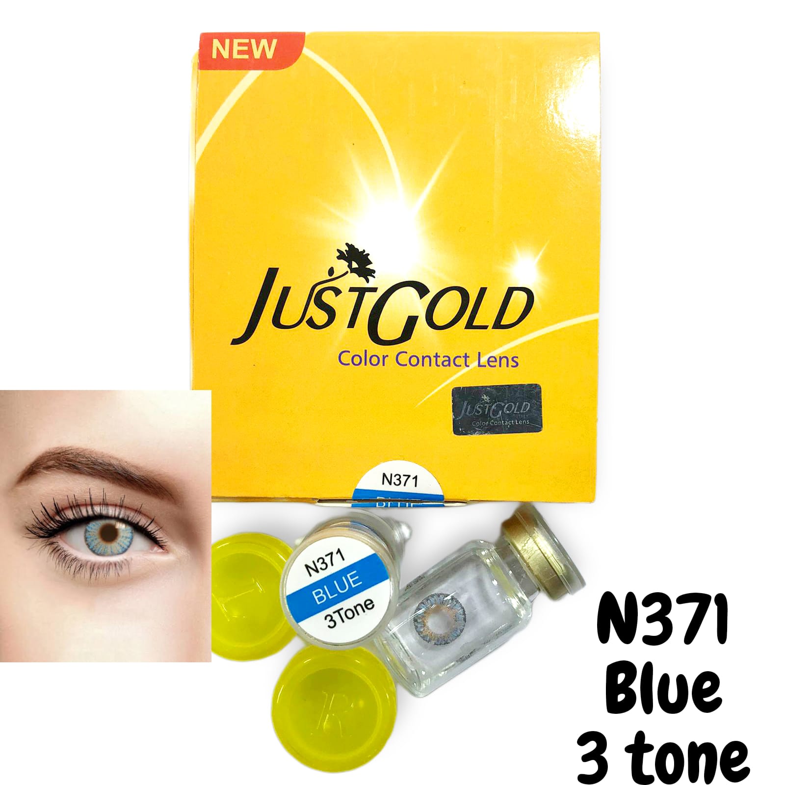 Just Glod Lens Blue 3 Tone N371