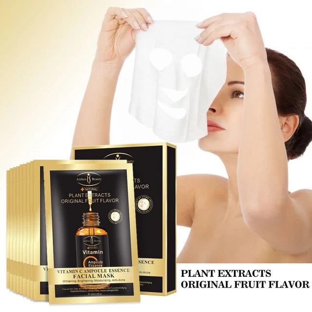 FACIAL MASK VITAMIN C AMPOULE ESSENCE