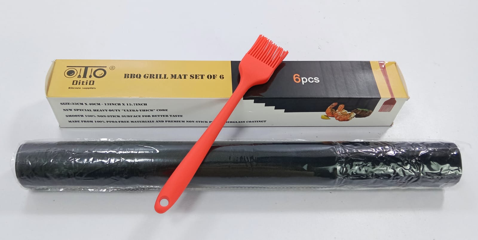 BBQ GRILL MAT SET OF 6