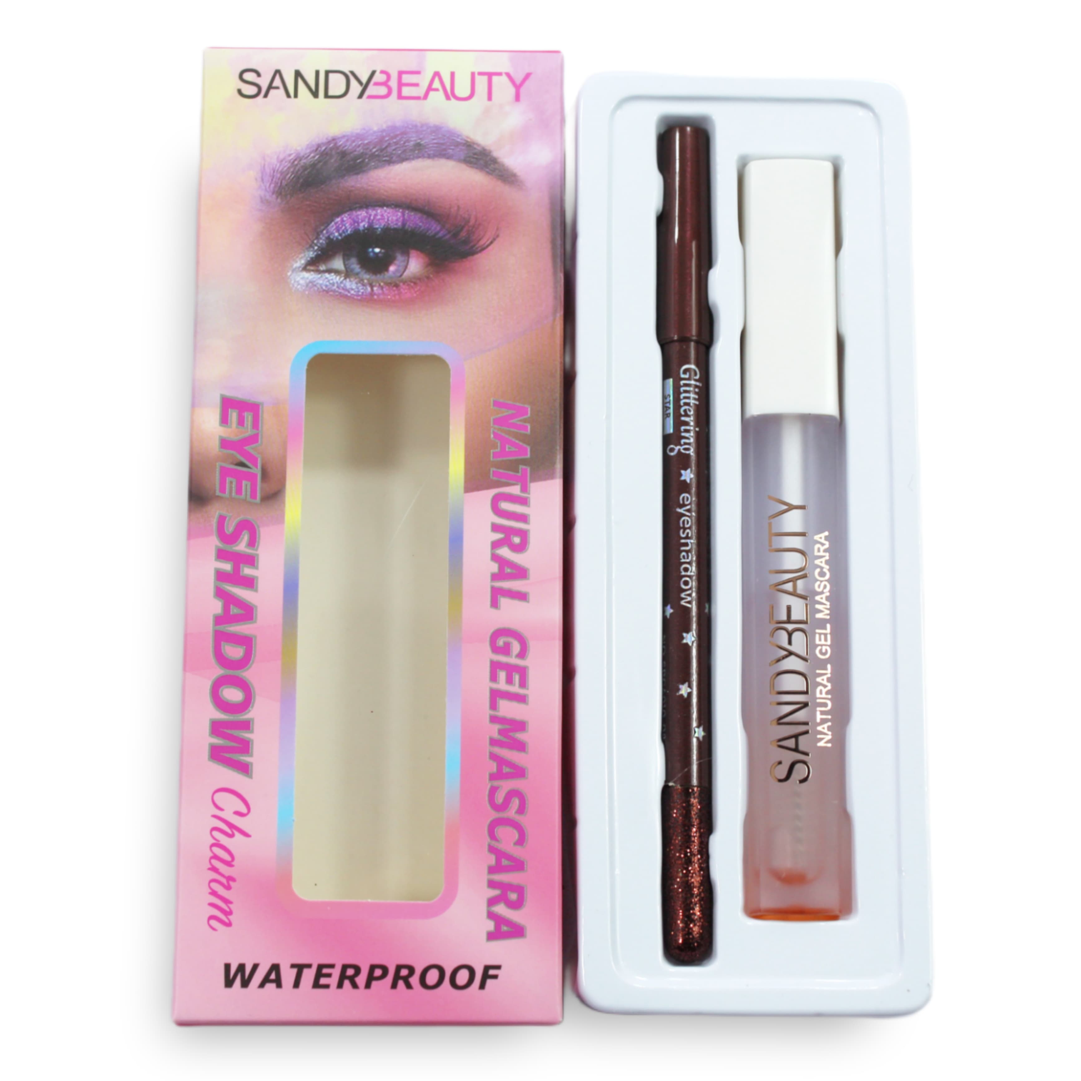 MASCARA EYE SHADOW SANDY BEAUTY NATURAL WATERPROOF