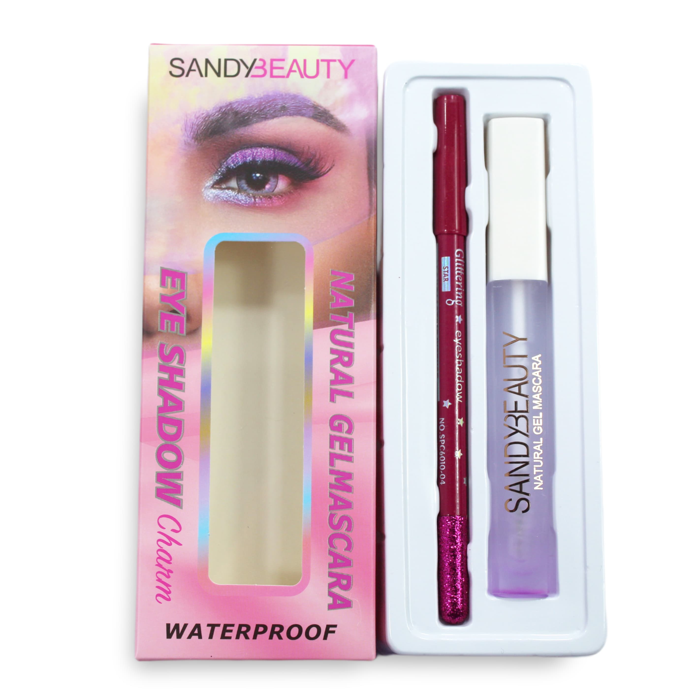 MASCARA EYE SHADOW SANDY BEAUTY NATURAL WATERPROOF