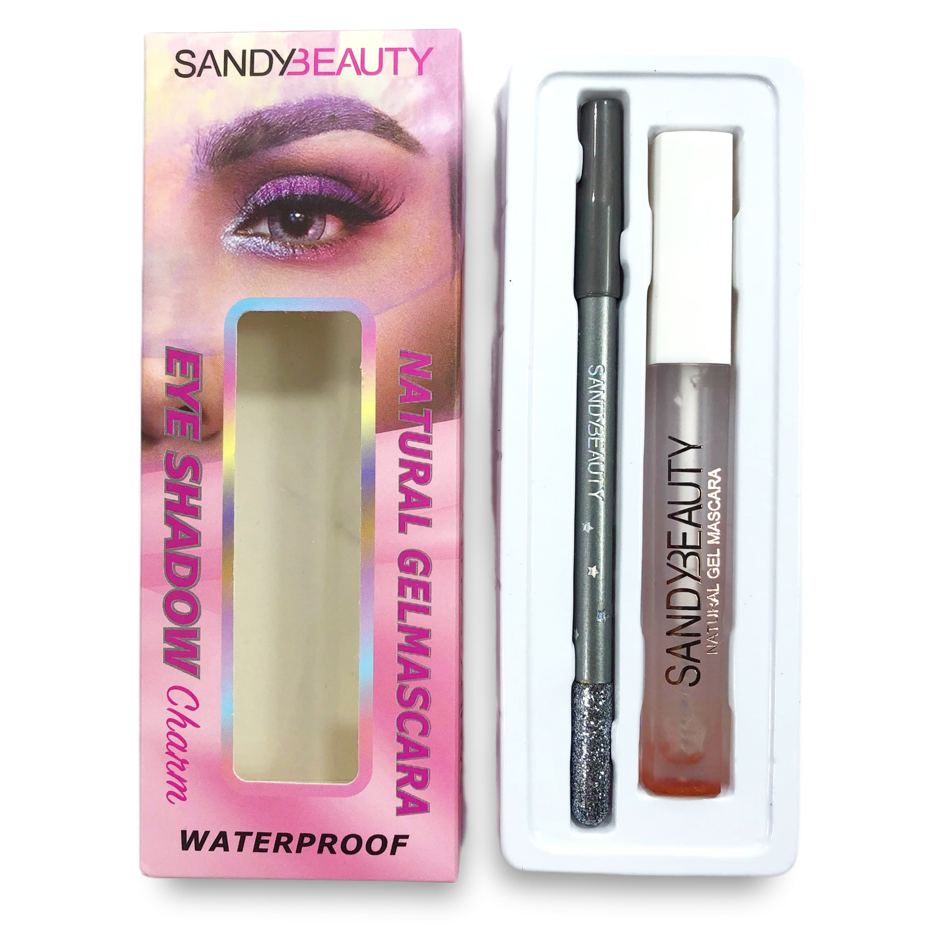 MASCARA EYE SHADOW SANDY BEAUTY NATURAL WATERPROOF