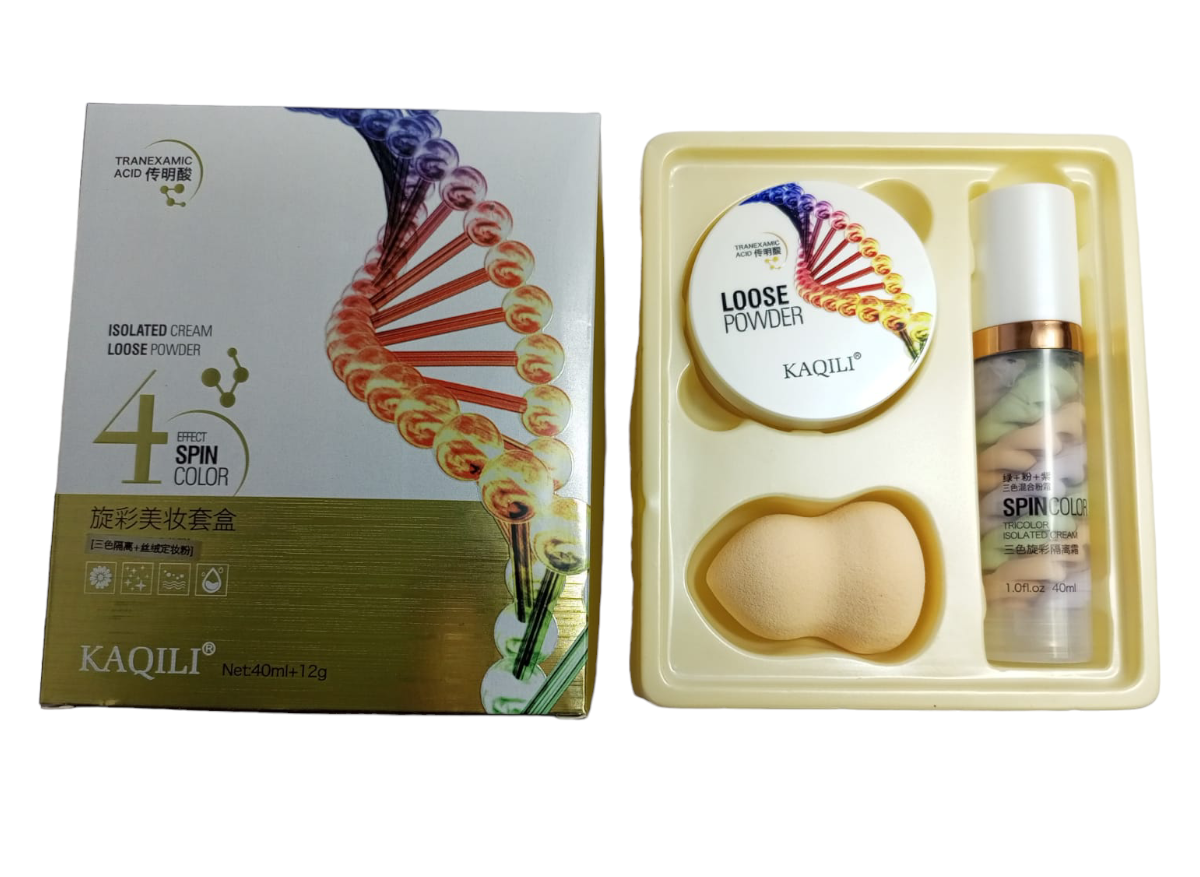 ISOLATED CREAM LOOSE POWDER WITH 4 EFFECTS BY KAQILI