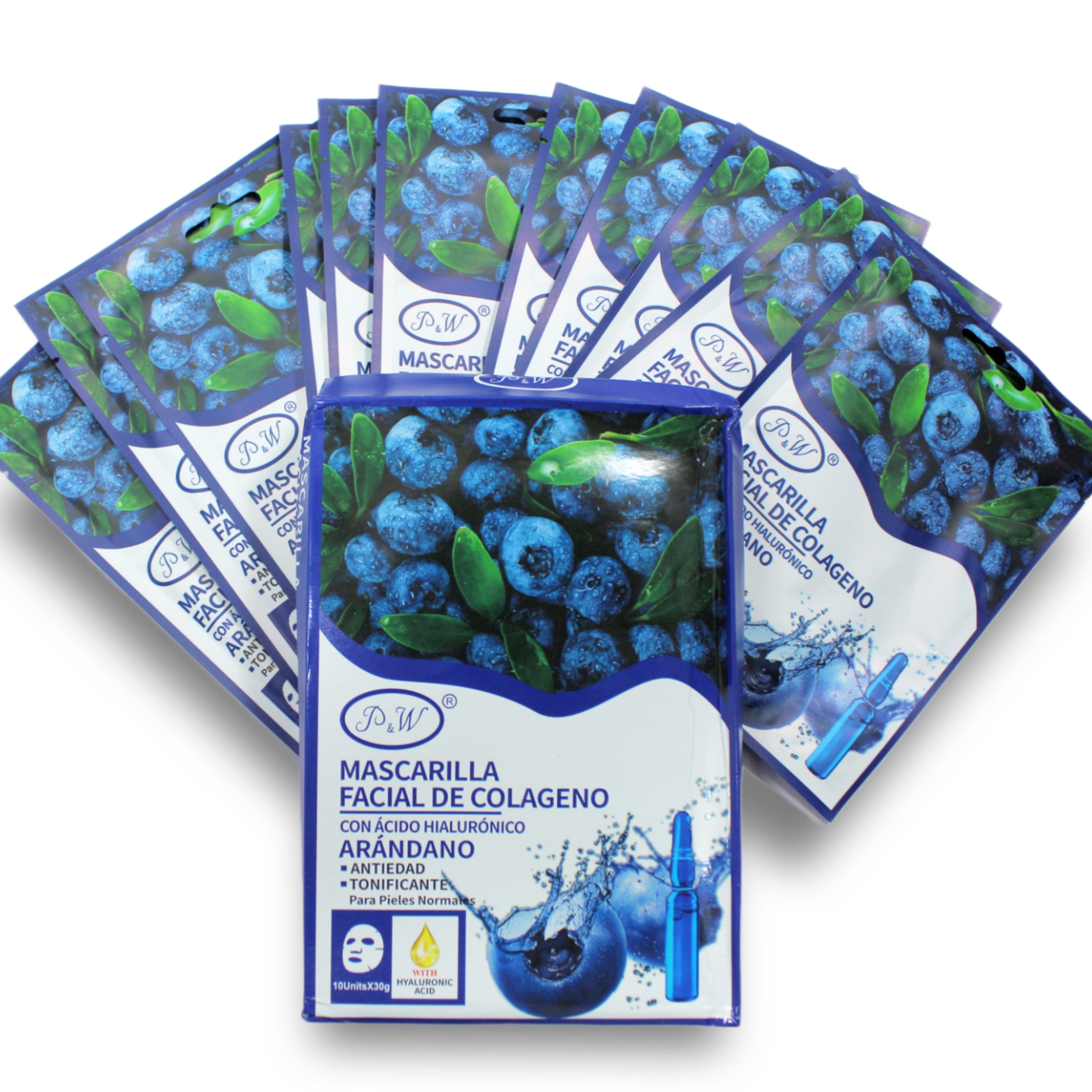 SHEET MASK BLUEBERRY PW 10 PCS PACK