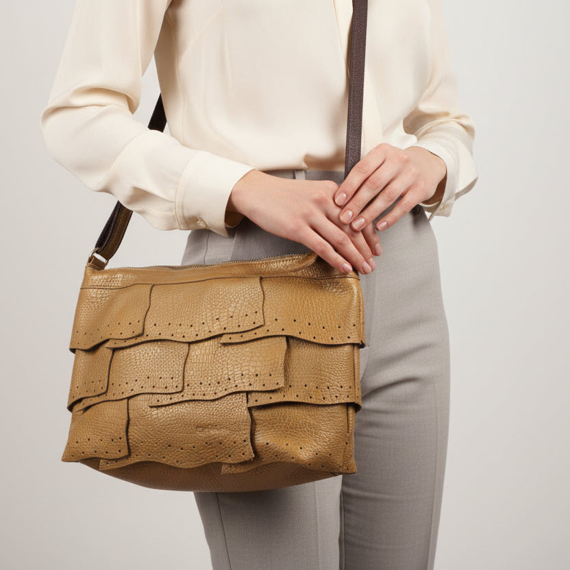 Leather Hand Bag  B22