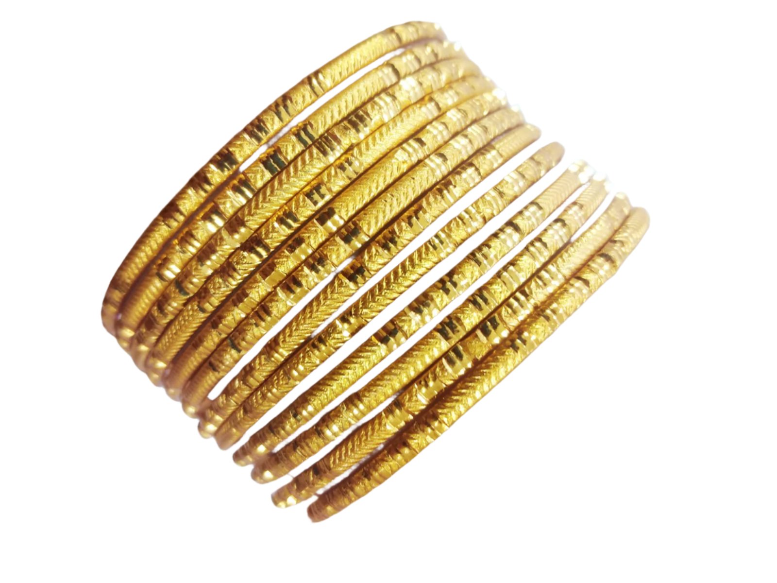 BANGLES GOLD 12 PCS