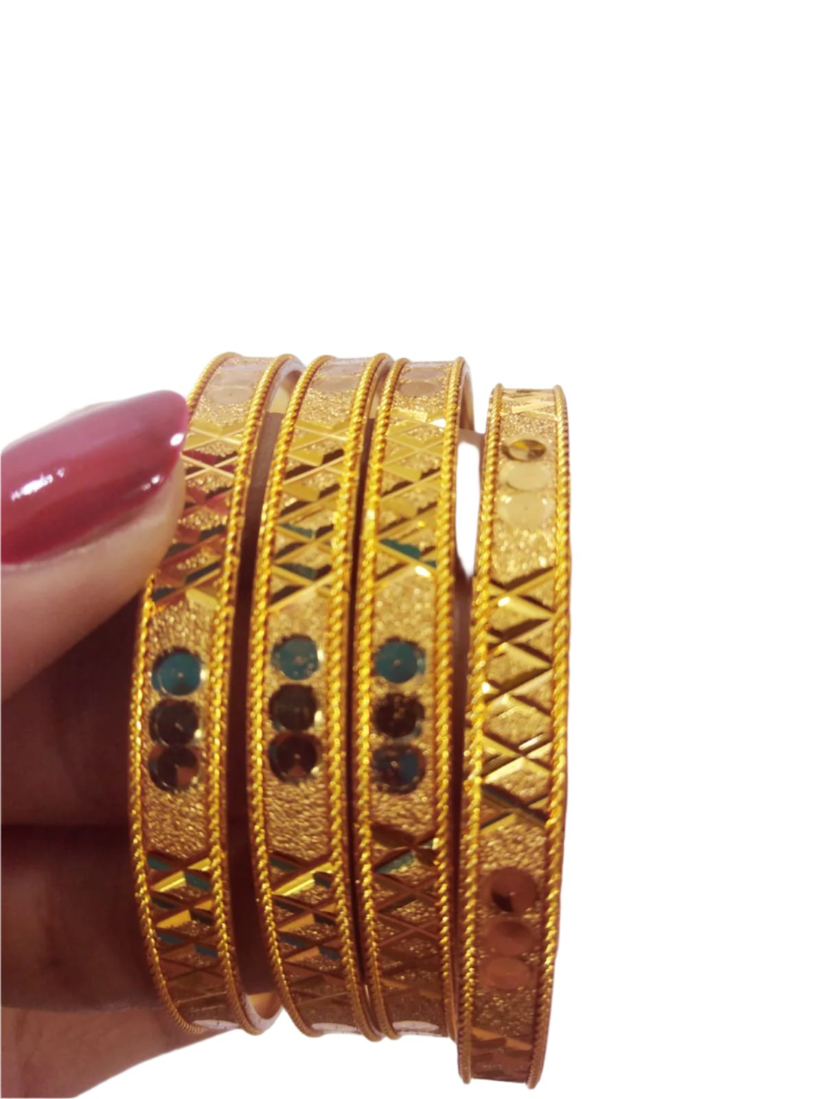 BANGLES GOLD 4 PC