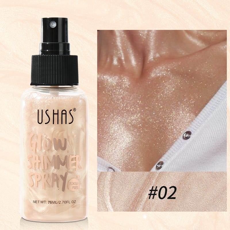 Ushas Glow Shimmer Spray