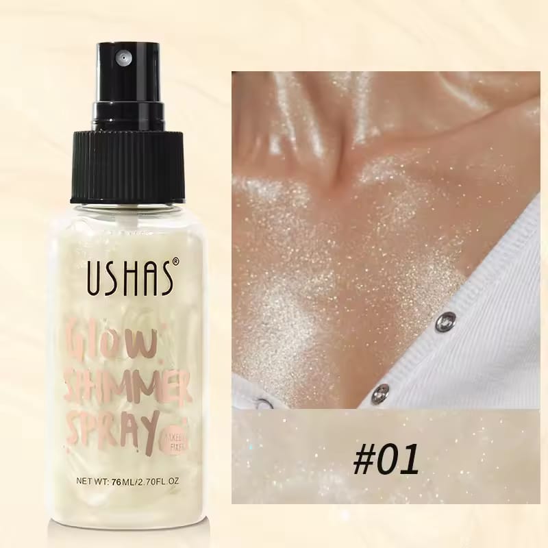 Ushas Glow Shimmer Spray