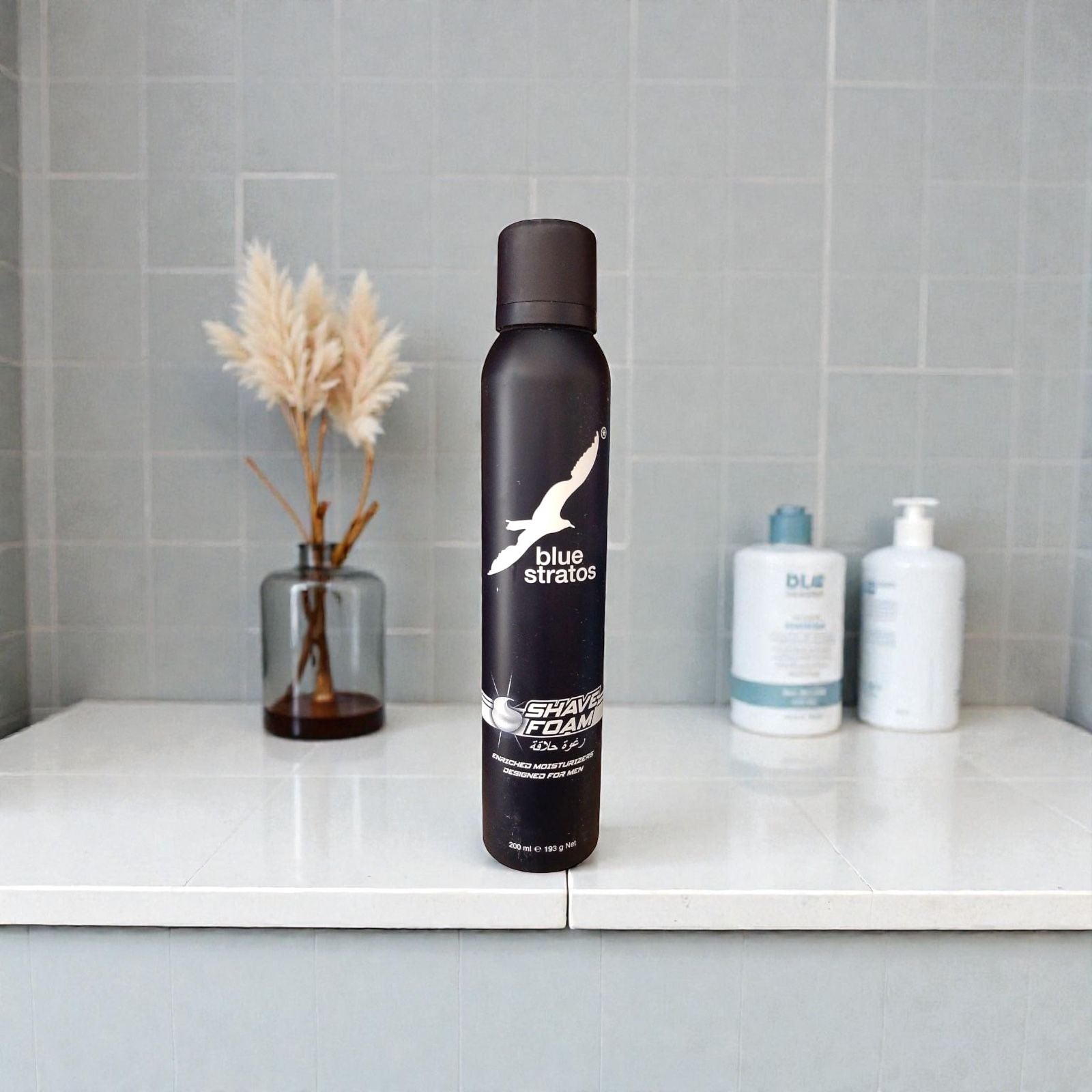 Blue Stratos Shave Foam