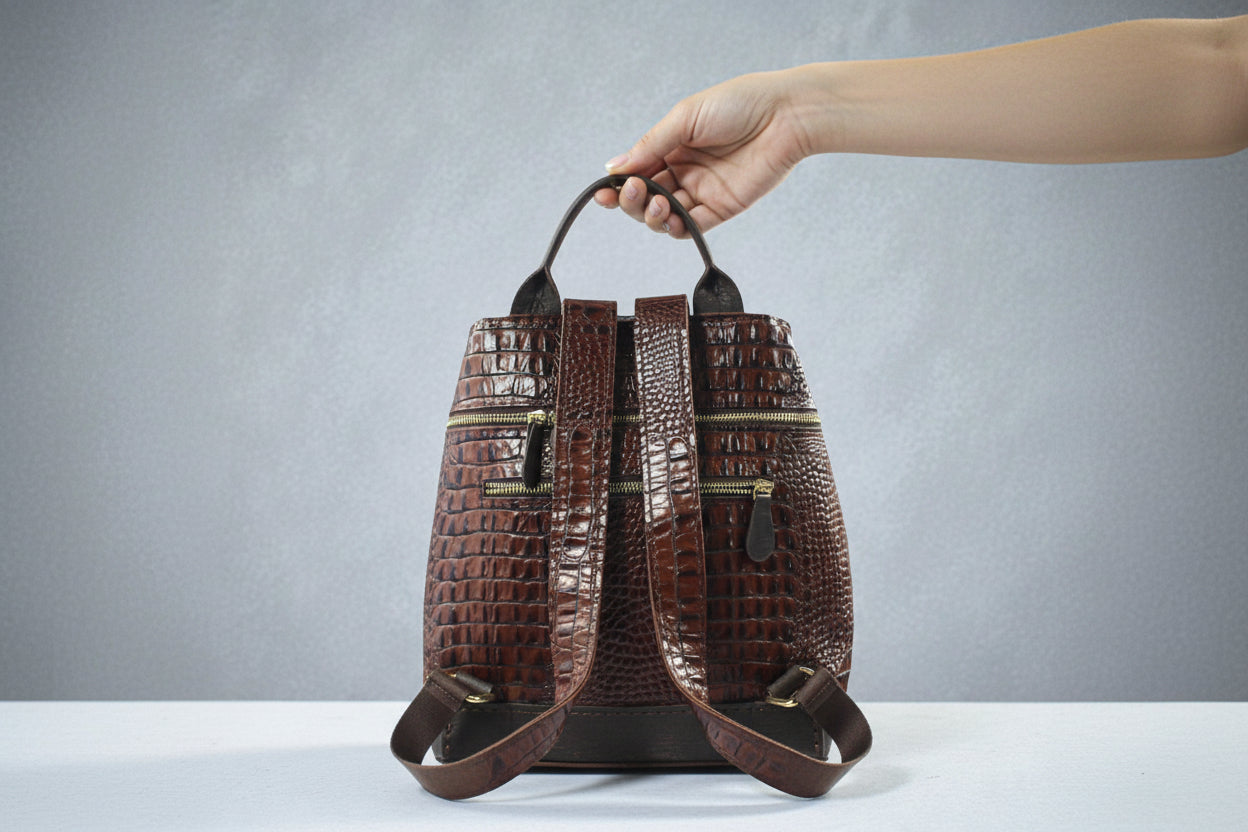 Leather Hand Bag B112