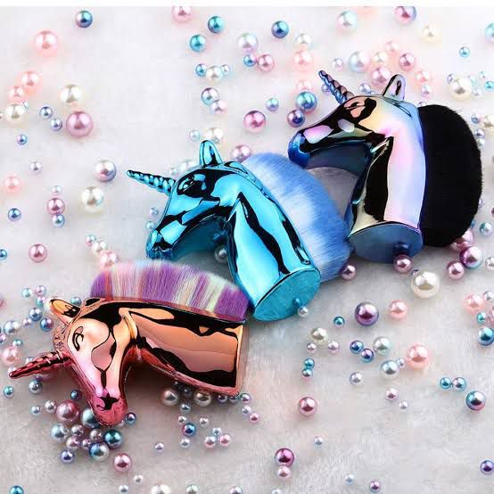 Unicorn Nail Dust Brush