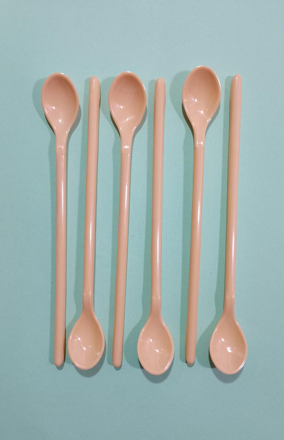 Melamine Long Ice Cream Spoon 6pcs