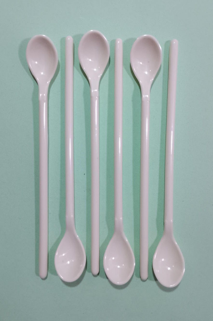 Melamine Long Ice Cream Spoon 6pcs