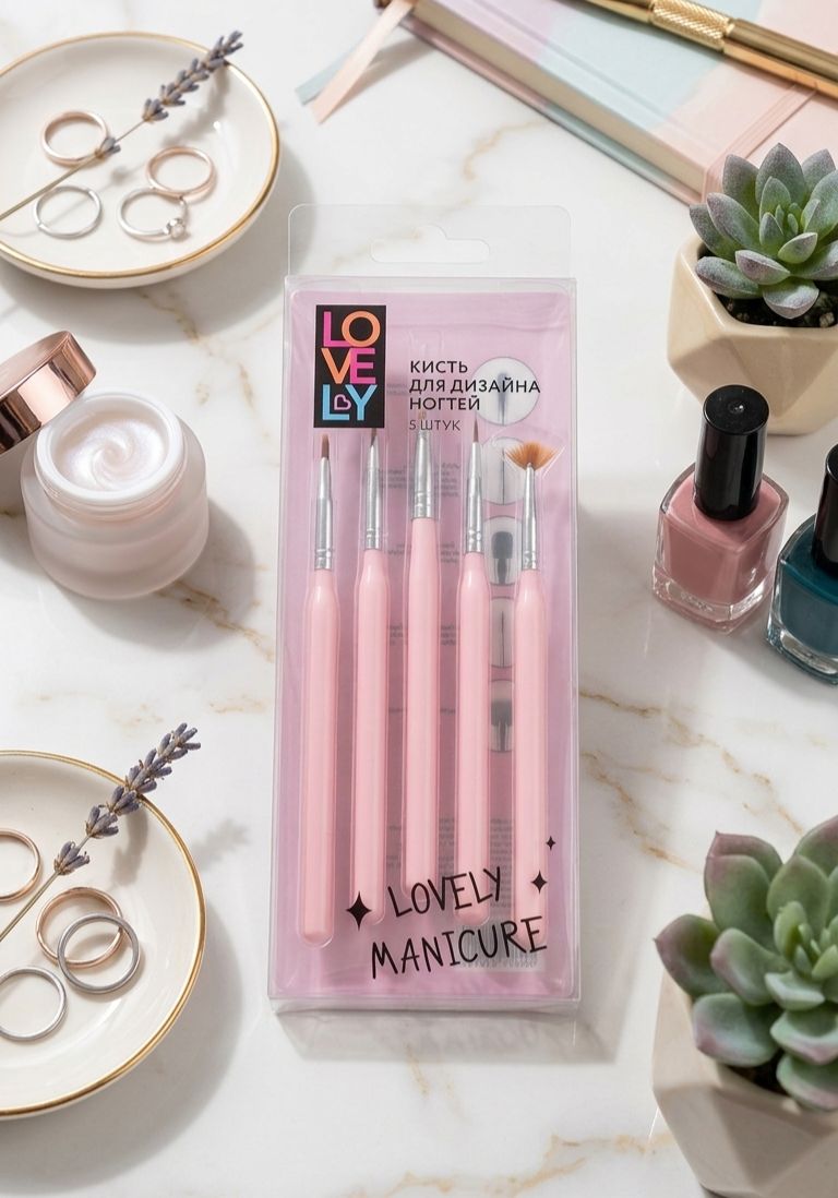 Lovely Manicure Brush Set
