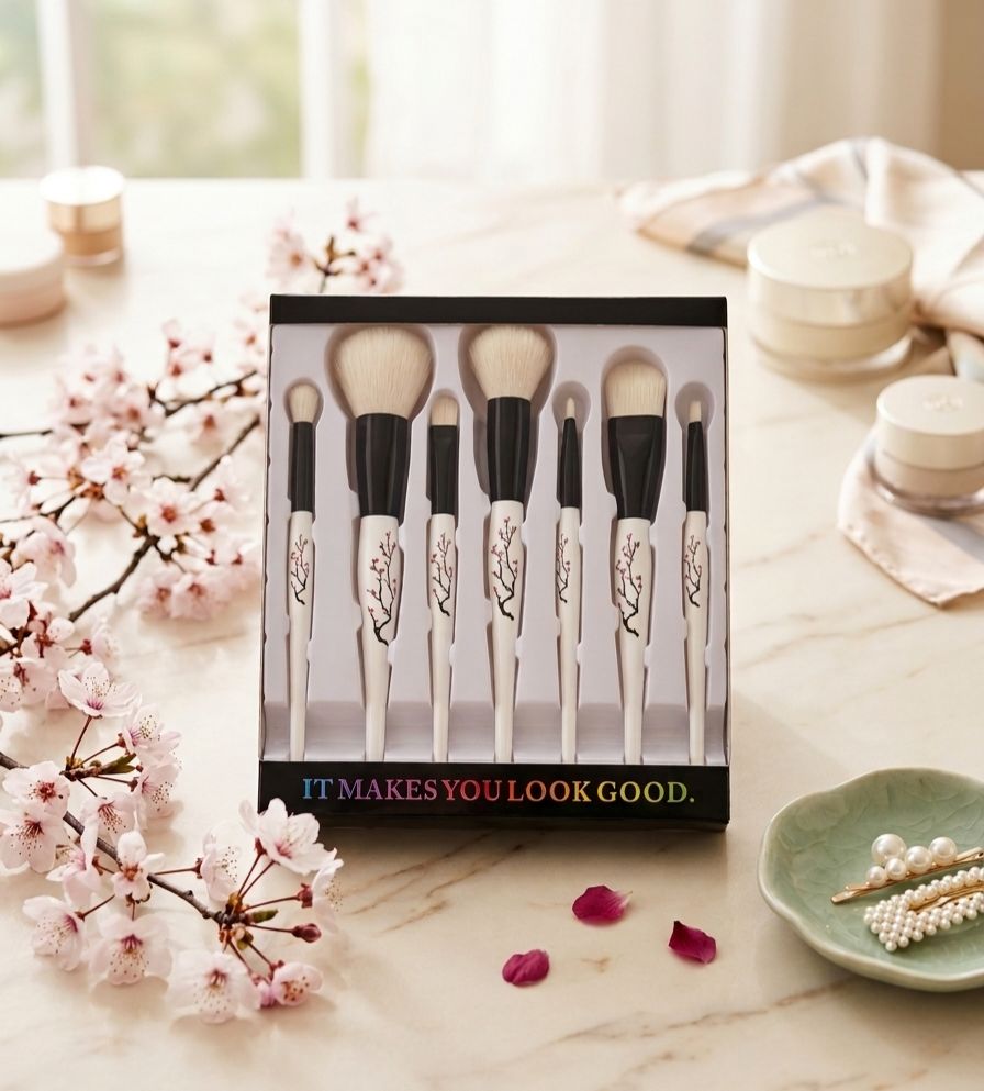 7 Pcs Makeup Brush Set