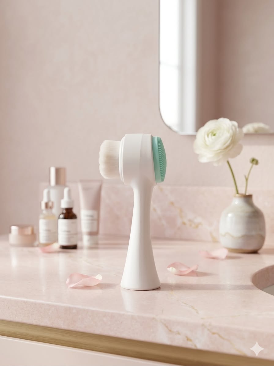 Dual Sided Facial Cleansing Brush