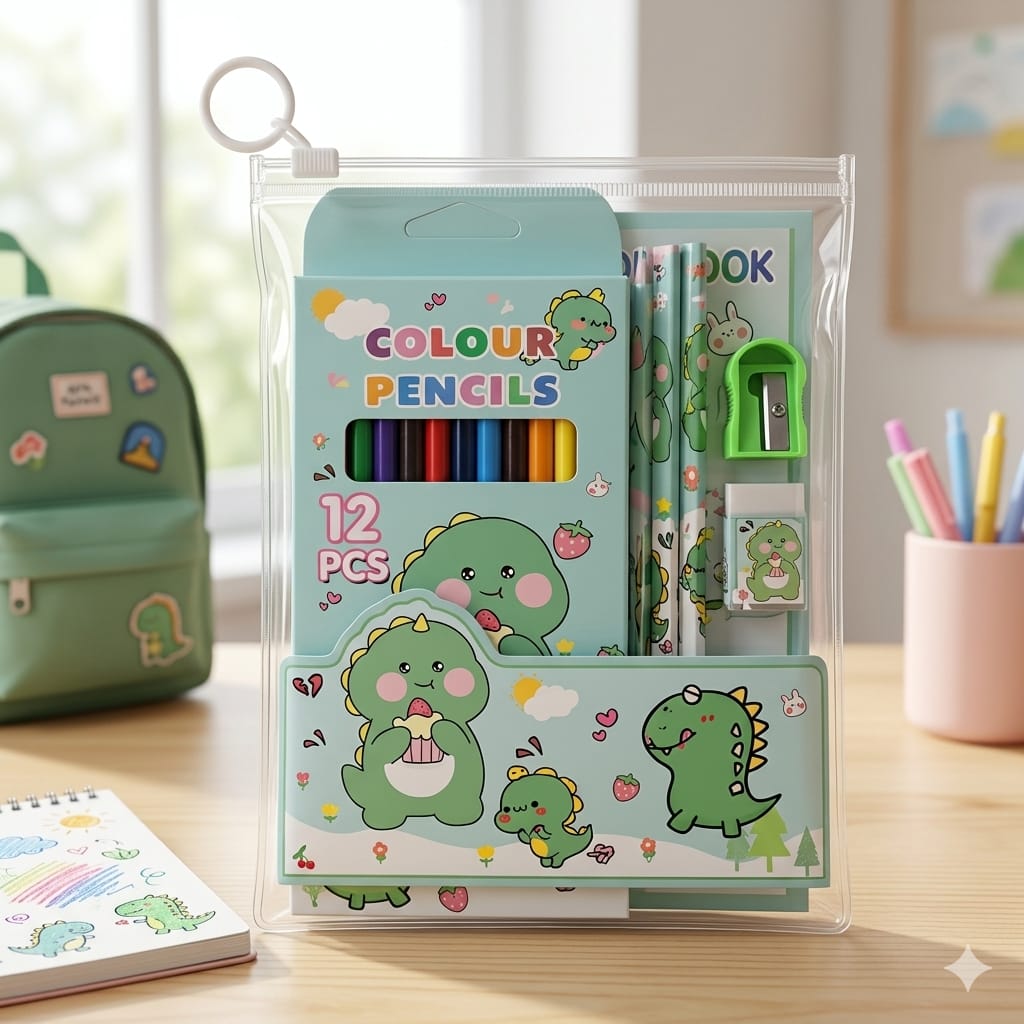 12 Color Pencils Set