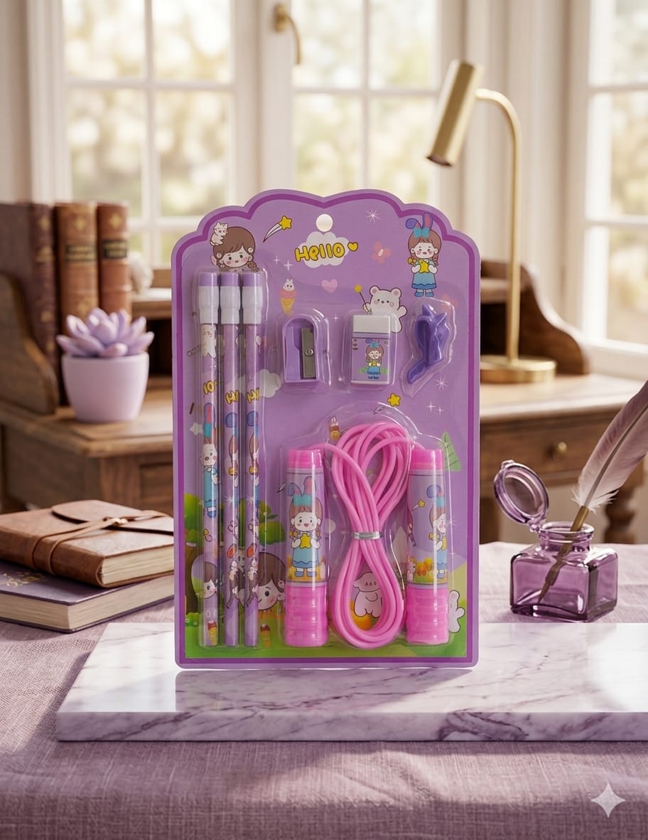 Kids Stationary Set 8 Pcs