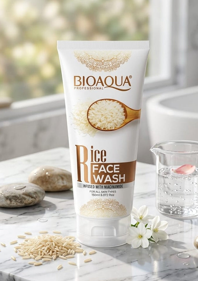 Bioaqua Rice Face Wash With Niacinamide 150ml