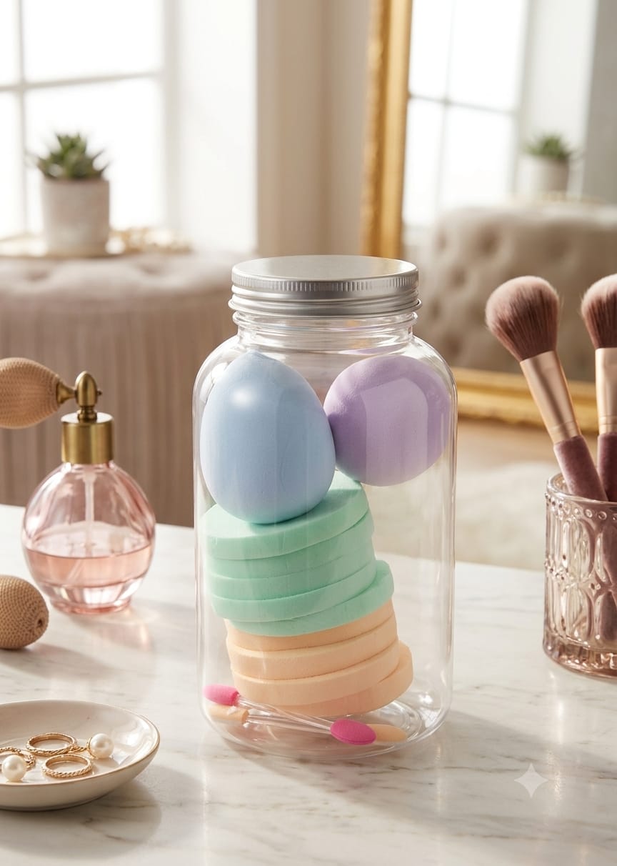 Beauty Blender Jar