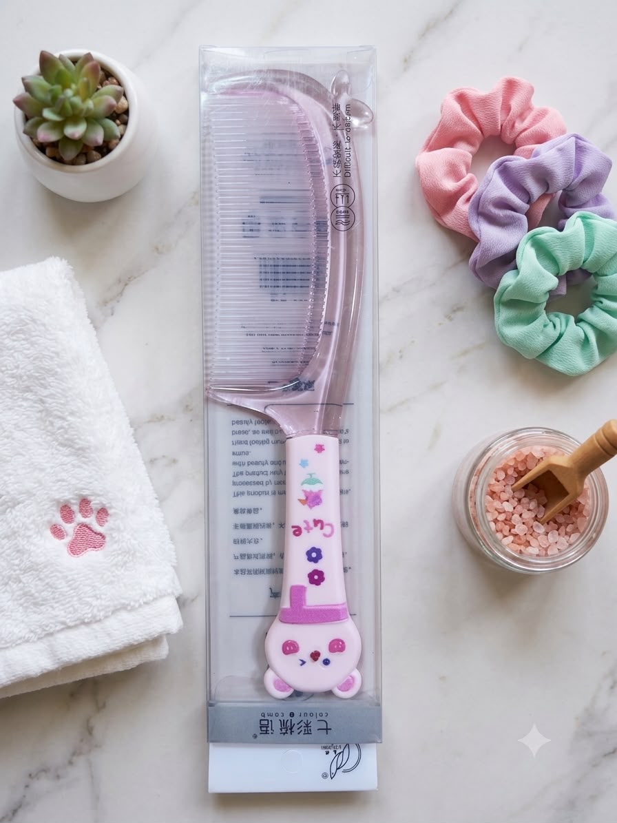 Transparent Hair Comb