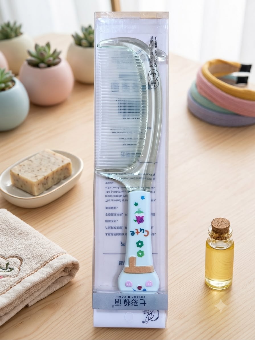 Transparent Hair Comb