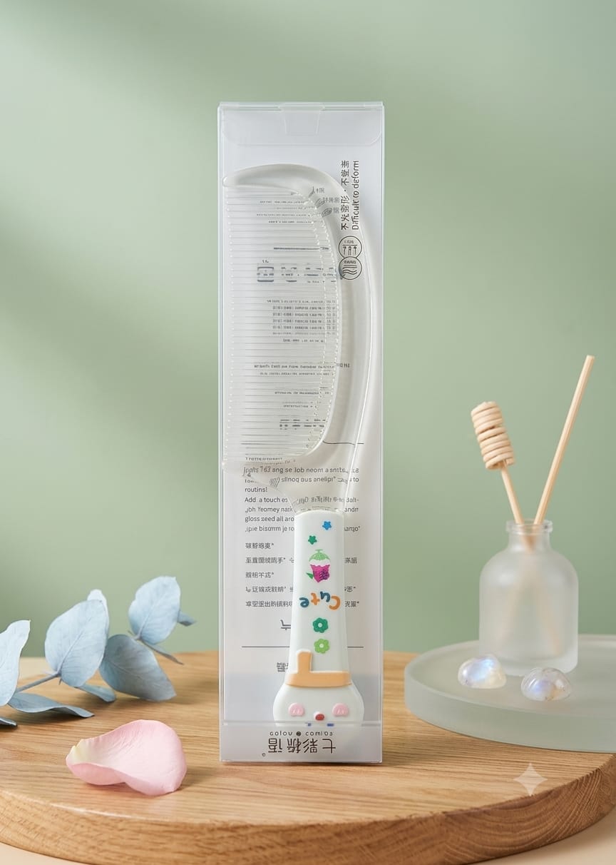 Transparent Hair Comb