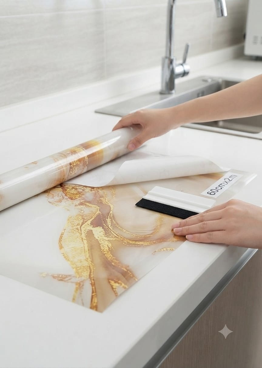 Premium Wallpaper Marble Sticker
