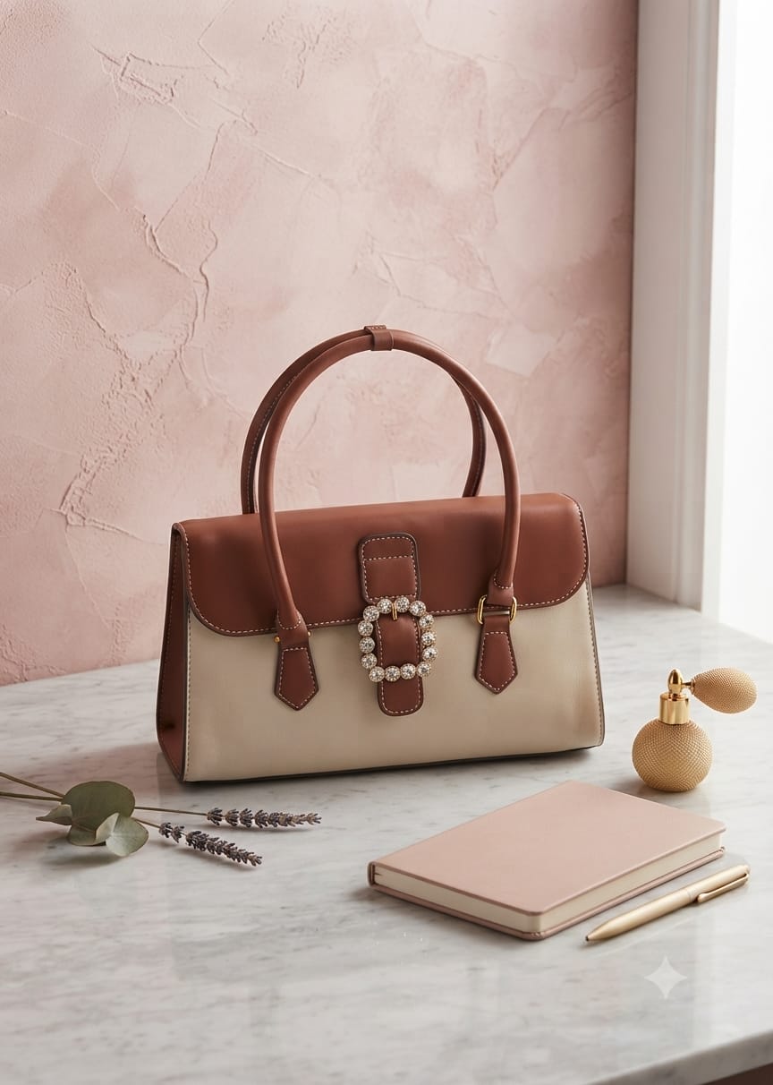 Beige Crossbody Bag