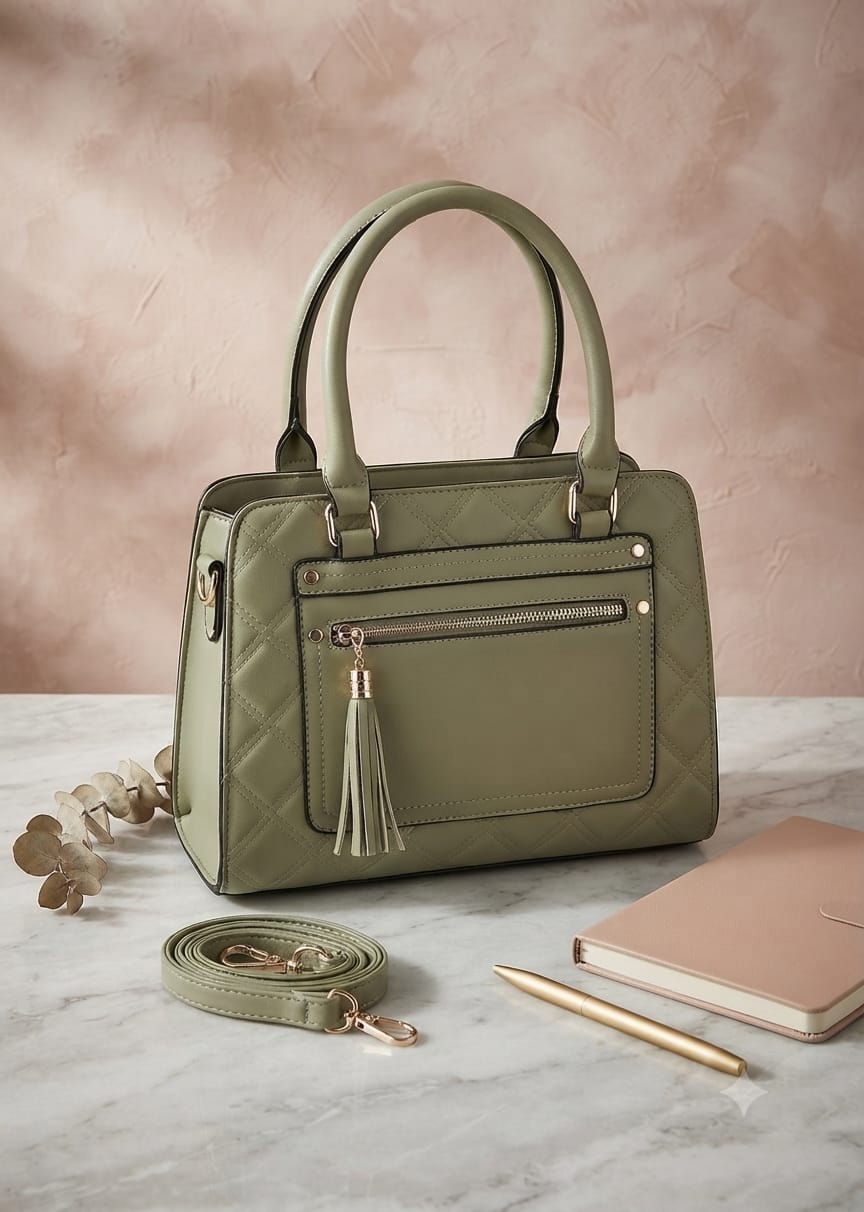 Chevron Embossed Crossbody Bag
