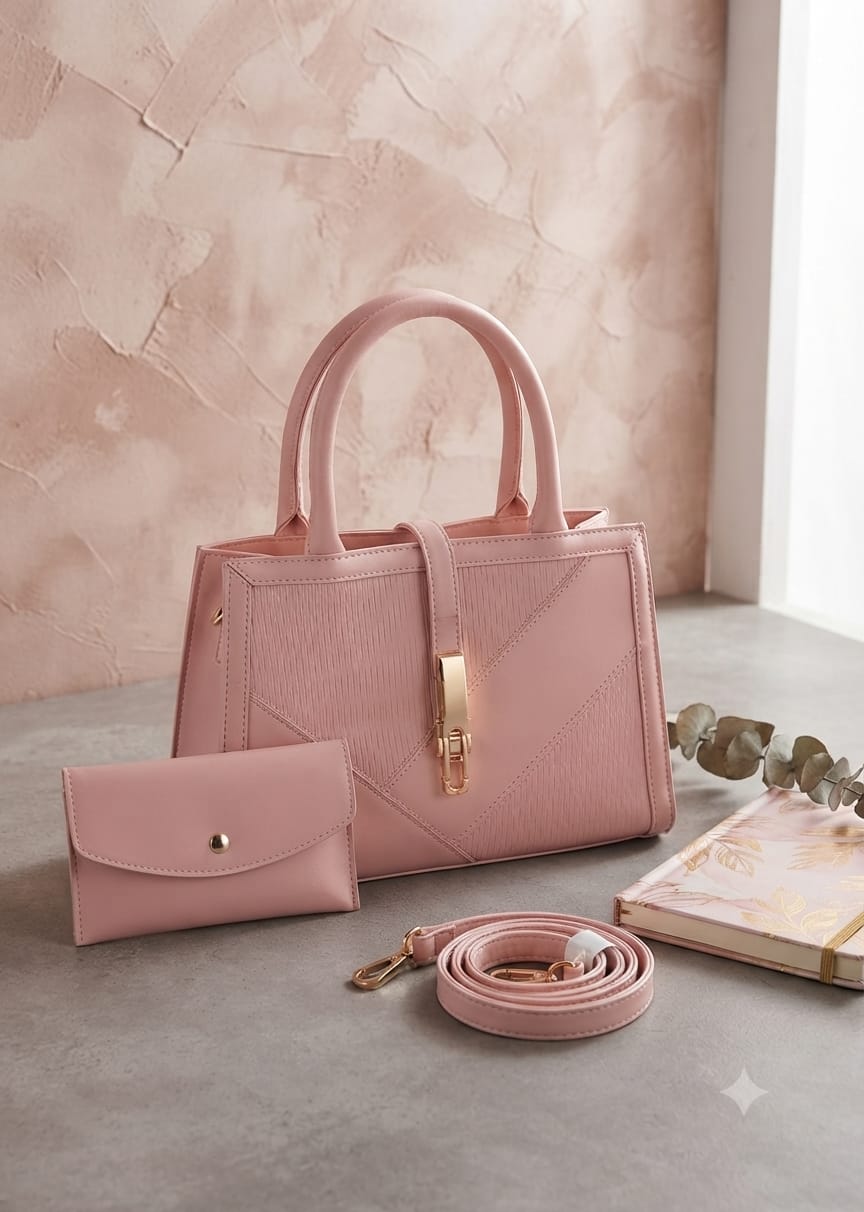 Diosa Luna Leather Bag With Pouch