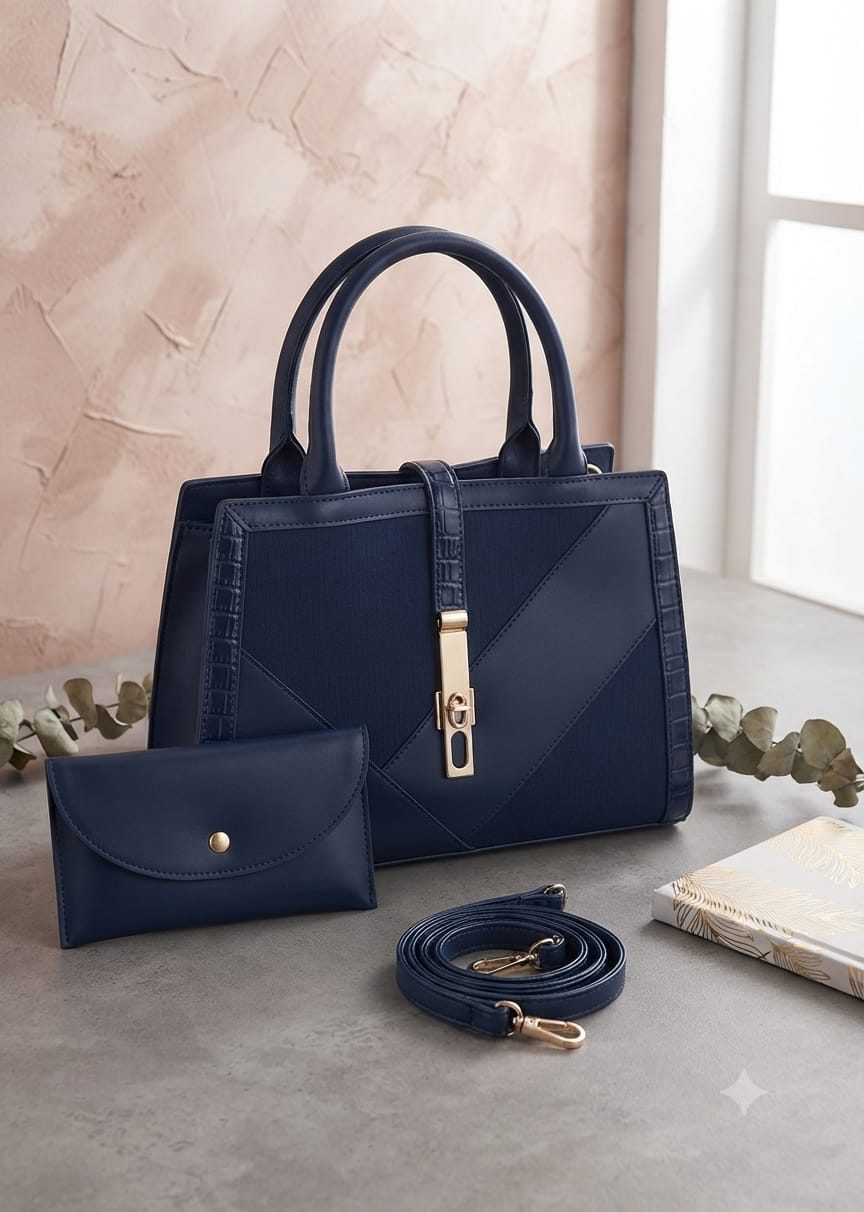 Diosa Luna Leather Bag With Pouch