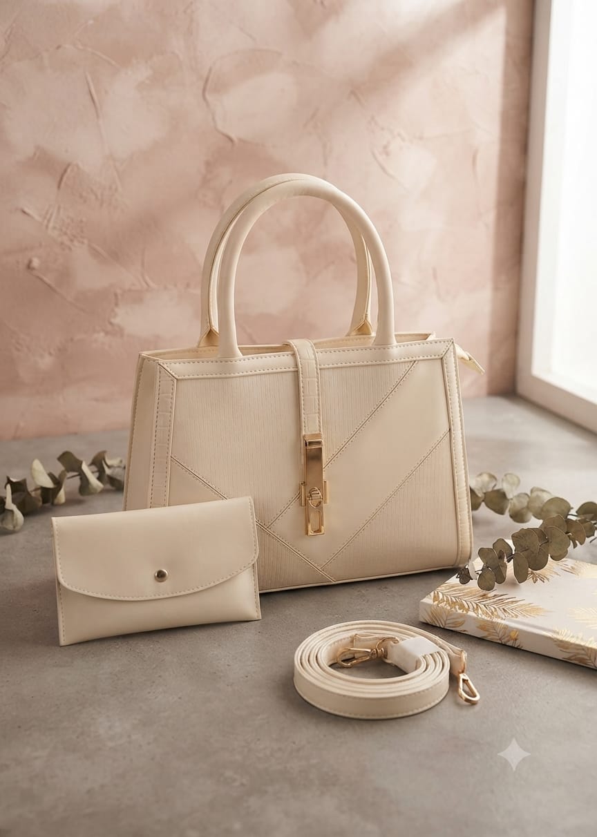 Diosa Luna Leather Bag With Pouch