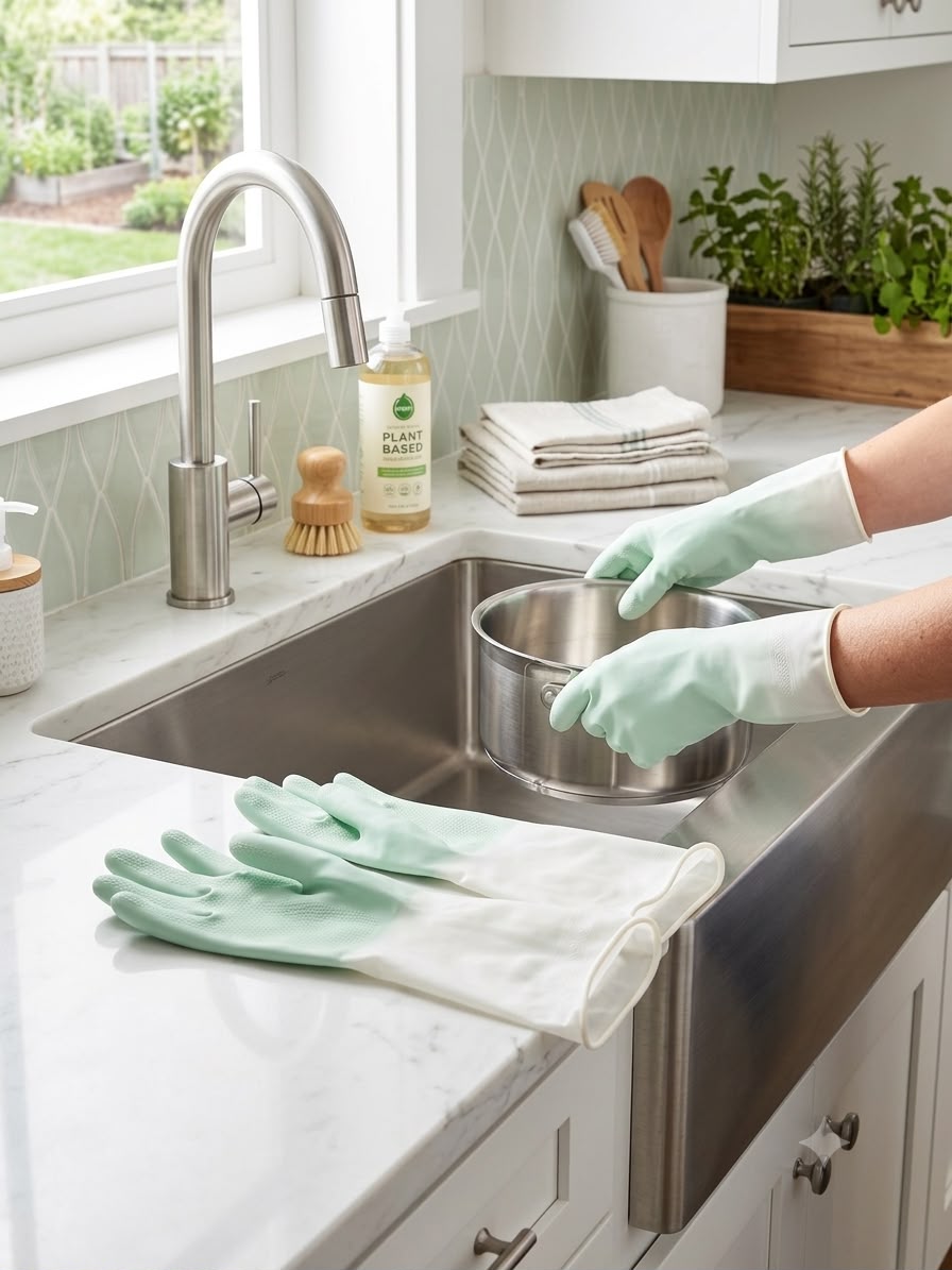 Half Sleeve Silicone Protective Gloves