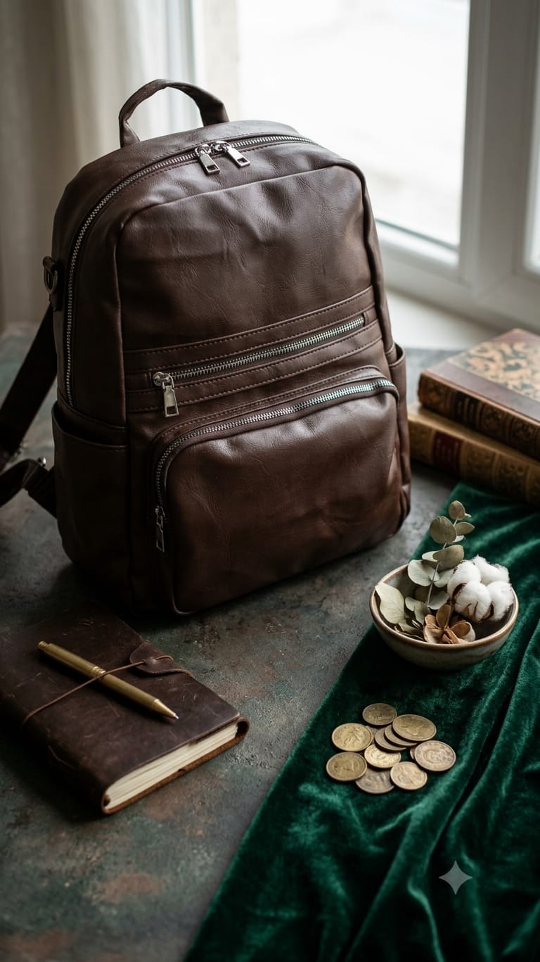 Vintage Faux Leather Bag