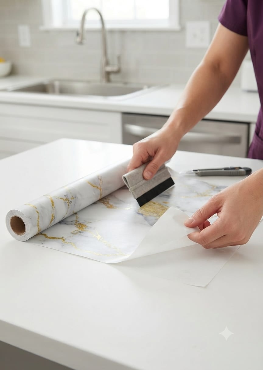 Premium Wallpaper Marble Sticker