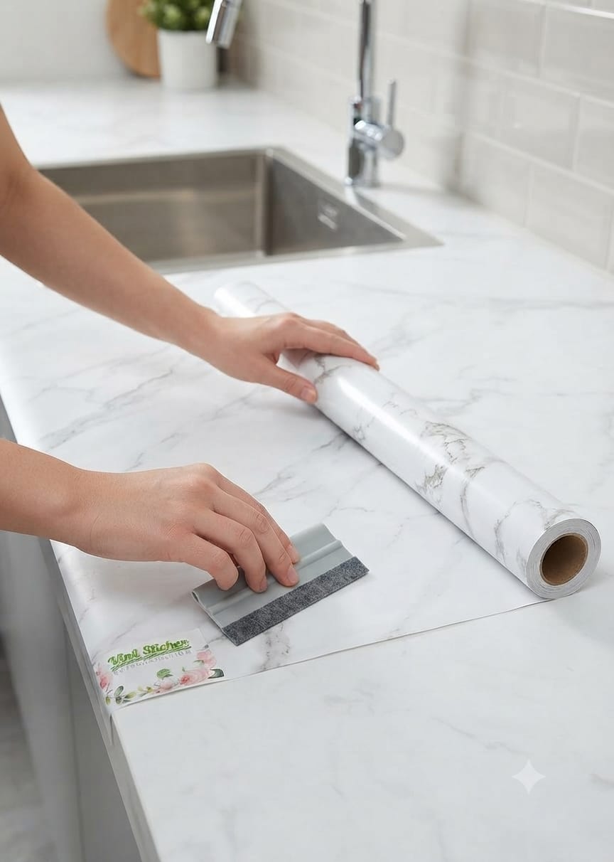 Premium Wallpaper Marble Sticker