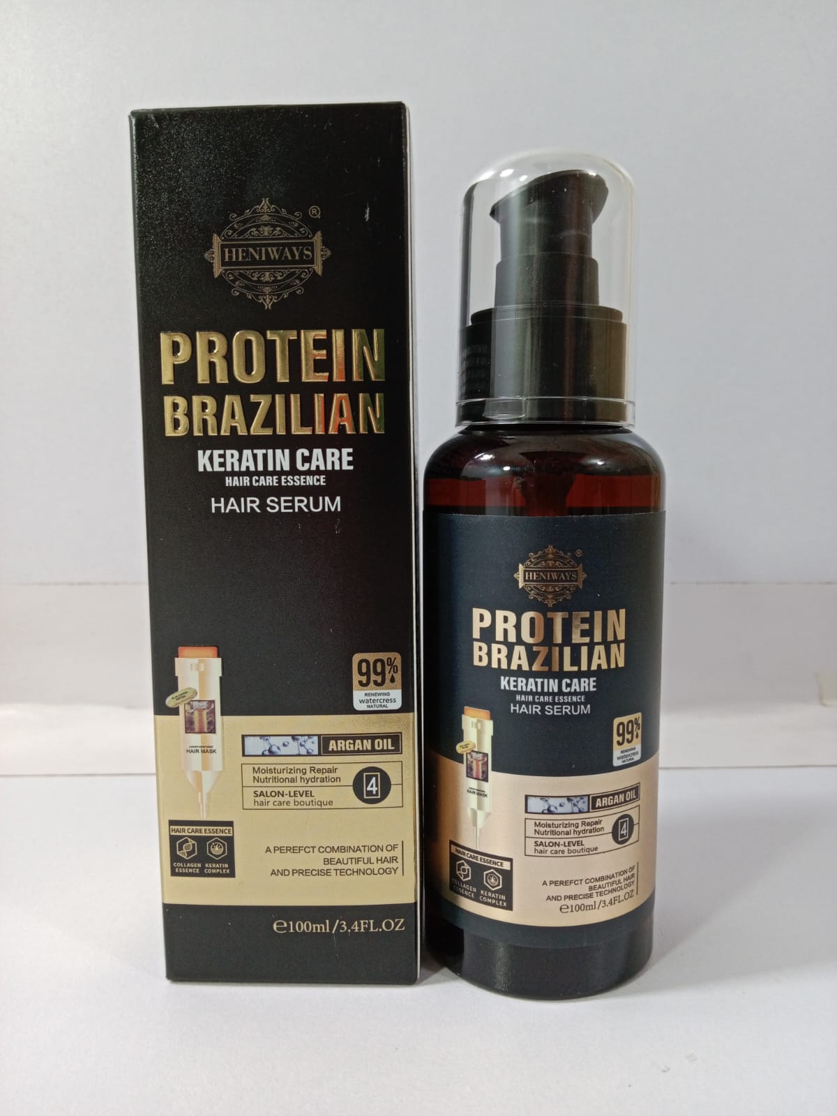 PROTEIN BRAZILIAN HAIR SHAMPOO WITH SERUM & HAIR MASK SET
