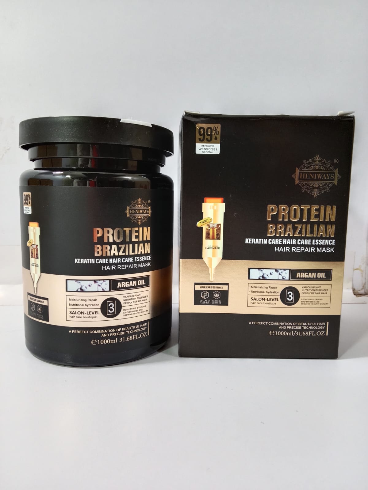 PROTEIN BRAZILIAN HAIR SHAMPOO WITH SERUM & HAIR MASK SET