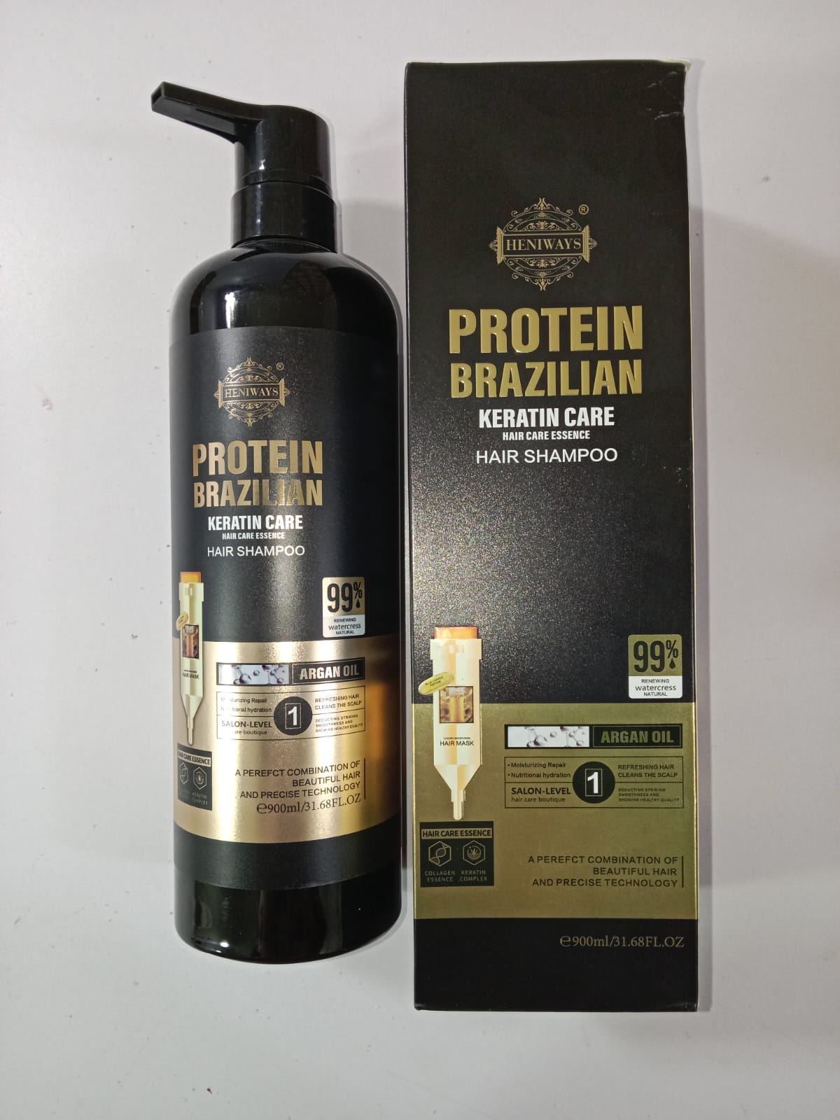 PROTEIN BRAZILIAN HAIR SHAMPOO WITH SERUM & HAIR MASK SET